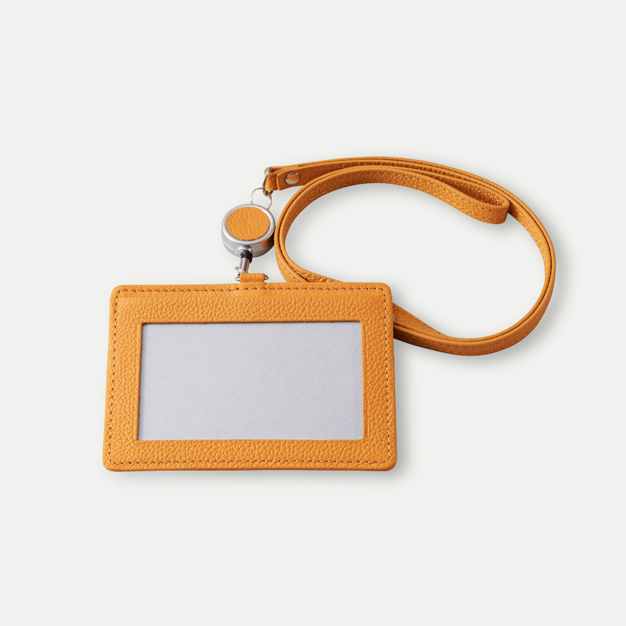 楽天市場】【楽天1位☆4.43】IDカードホルダー 本革 軽量 リール付き