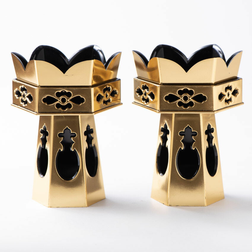 金箔装飾の四角形火鉢 金箔装飾の四角形火鉢 金箔装飾の四角形火鉢