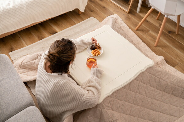 楽天市場】東谷 猫脚コタツ 正方形 こたつ 石英管ヒーター テーブル 猫