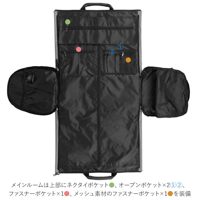 楽天市場】ガーメントバッグ 通販 ボストンバッグ スーツカバー スーツ