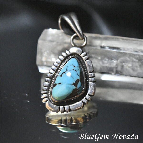 楽天市場】ブルージェム ターコイズ ペンダントトップ シルバー