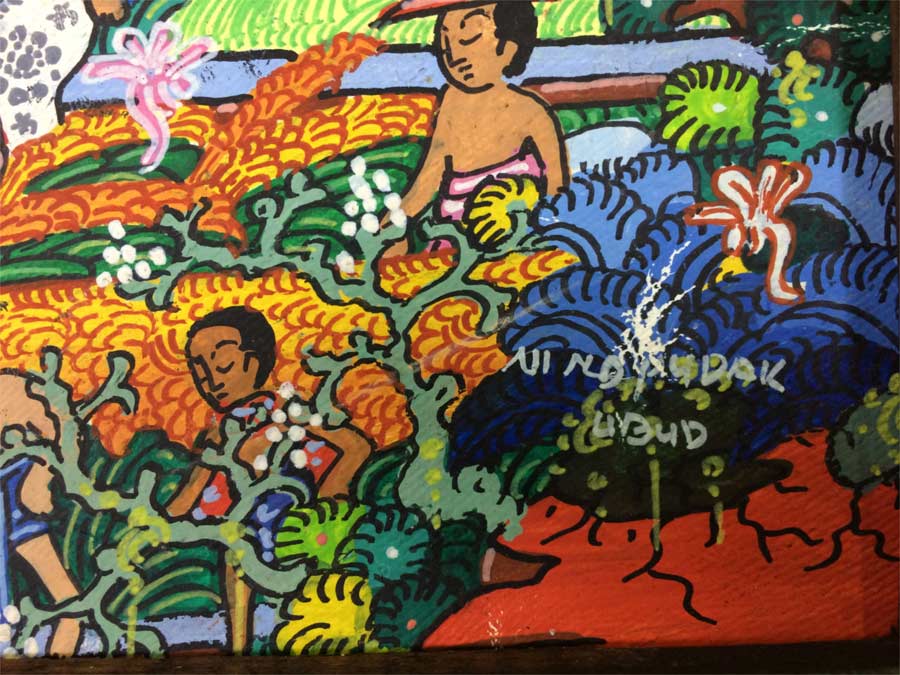 お値下げ！【ボタニカルアート】バリの人気画家【ワヤン・ガマ氏】バリ