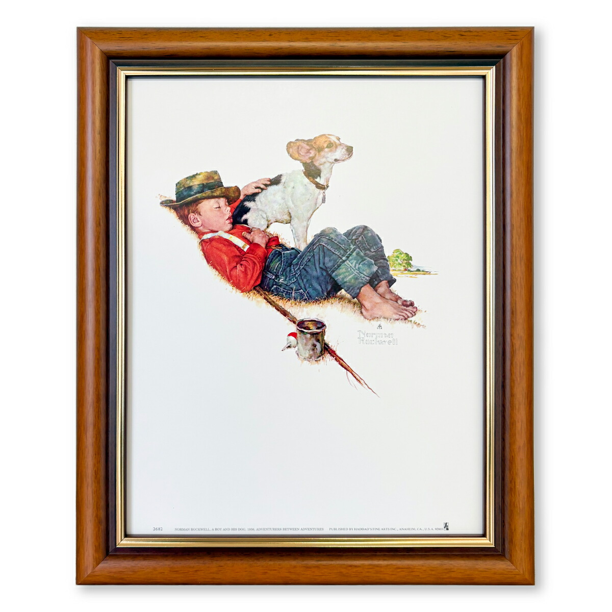 額装品/The Breakfast/ノーマンロックウェル/アート/ポスター Knuckles