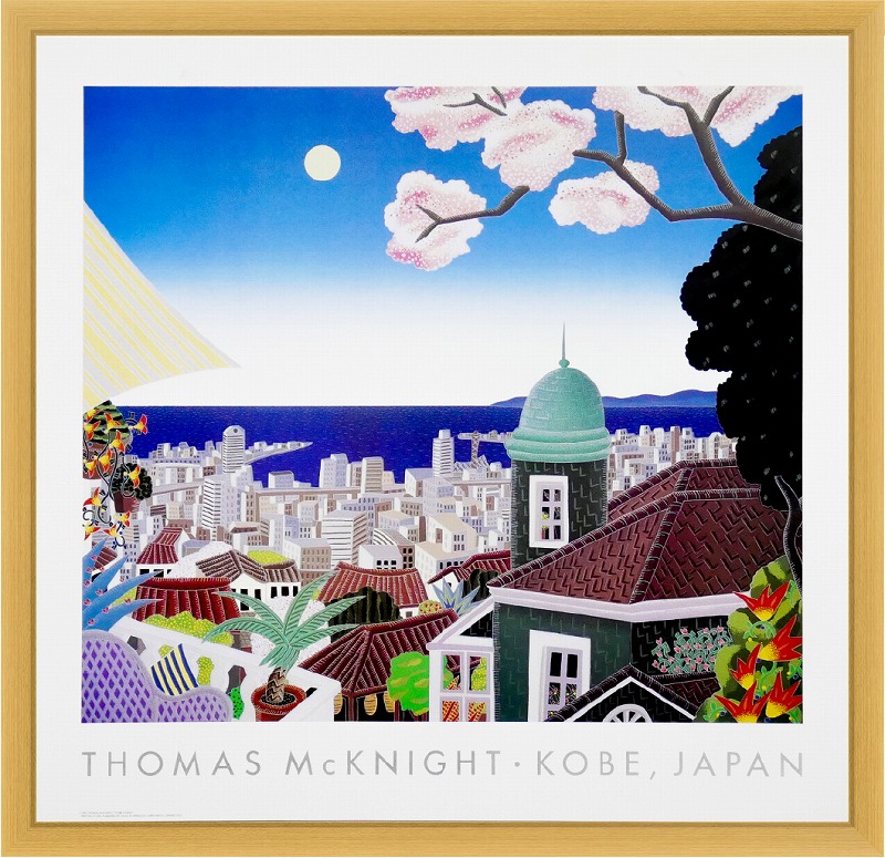 Y【中古】トーマス マックナイト マディソン・スクエア アートポスター