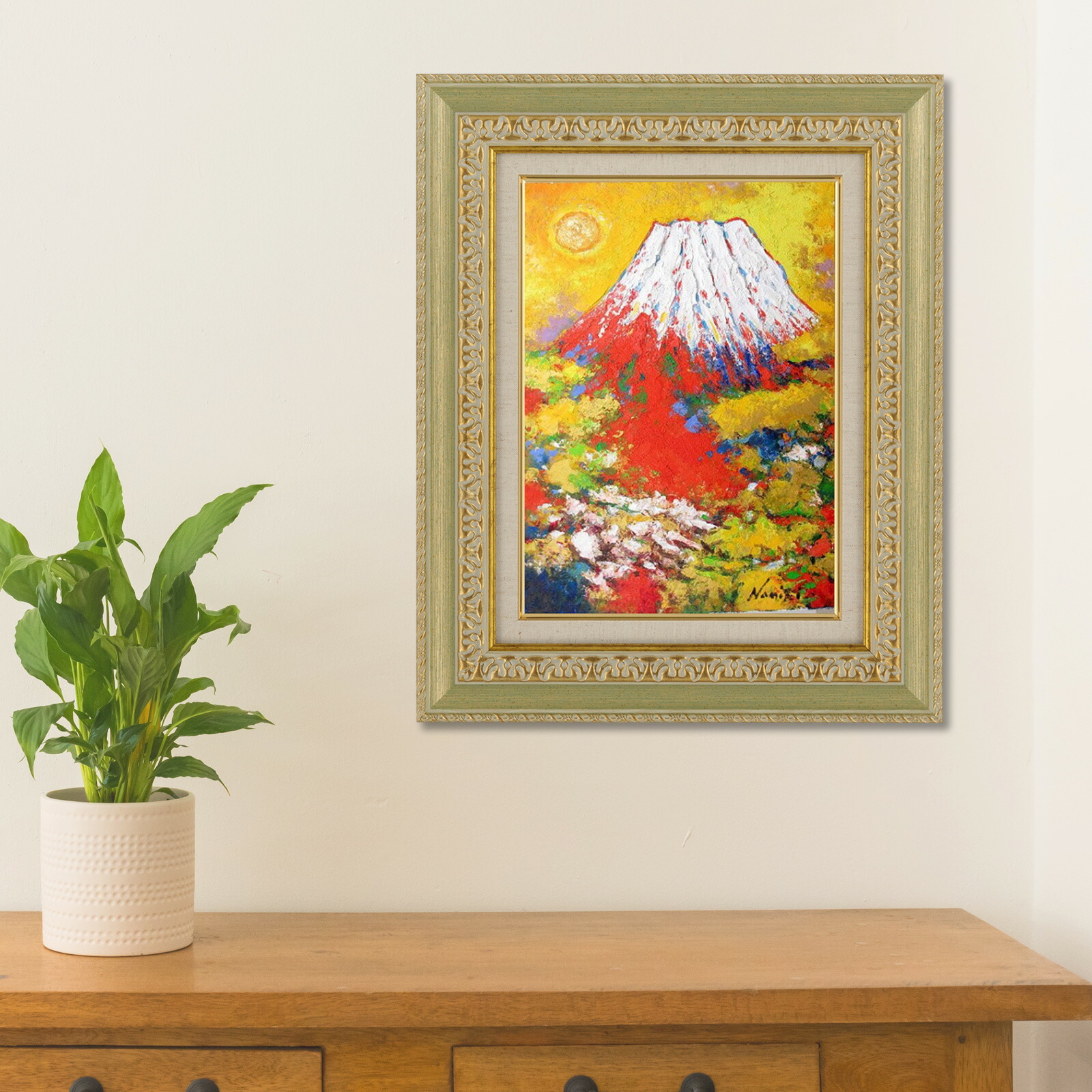 はまなすとオホーツク 油絵 F4(242×333mm) 楽天市場】9232N ゴールド