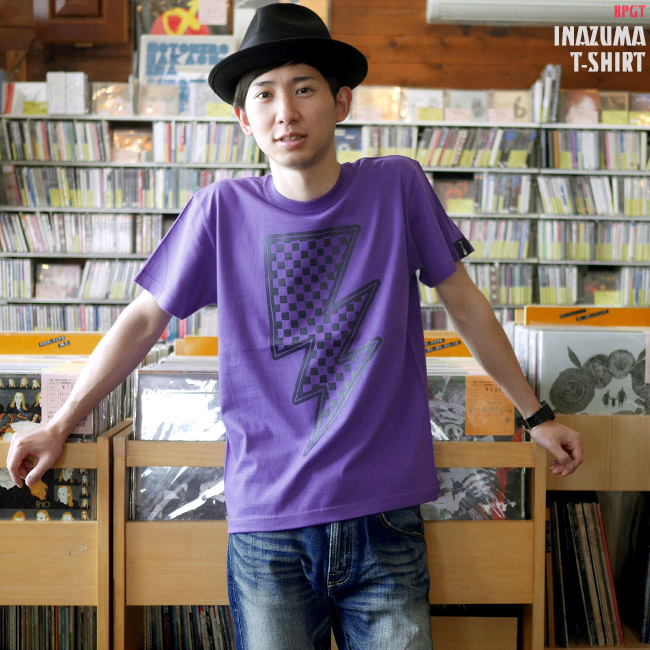 楽天市場】イナズマ Tシャツ (パープル) sp048tee-pu -X-半袖 紫色