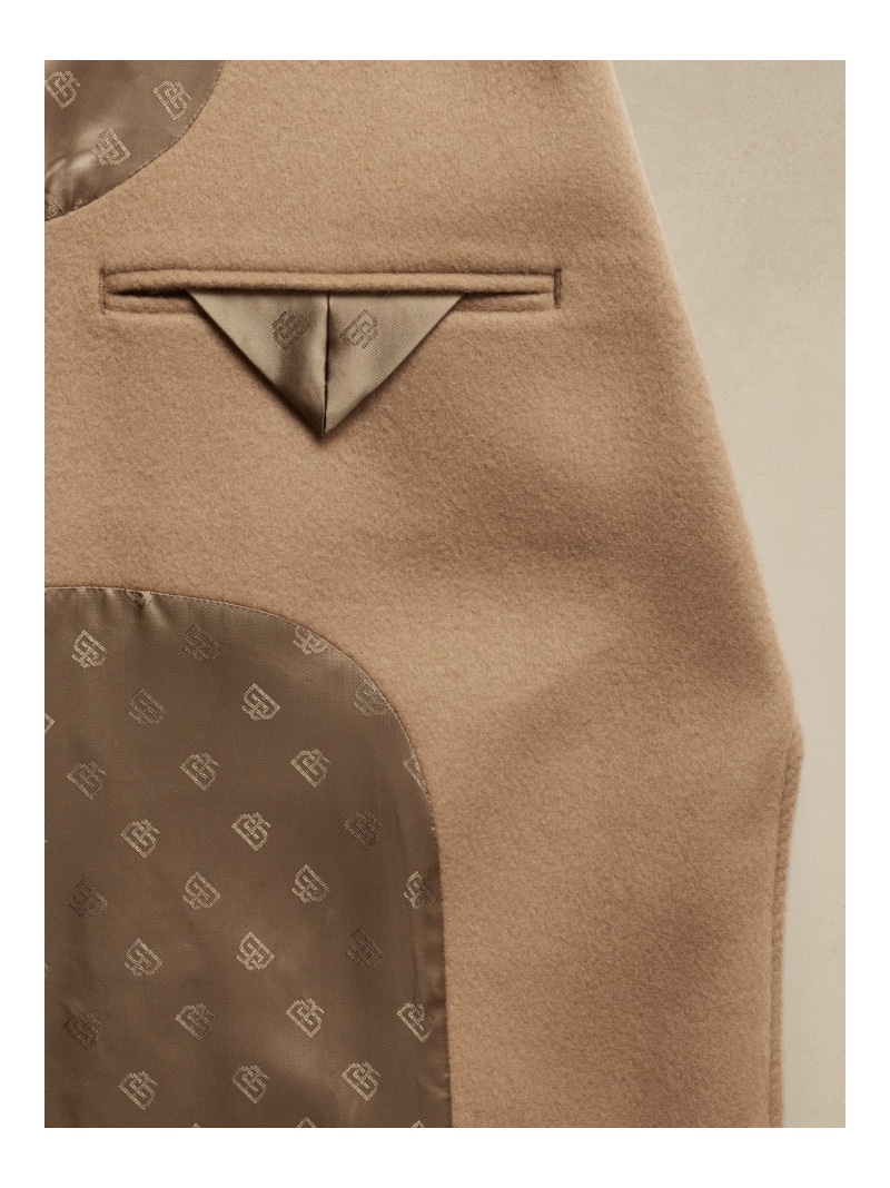 楽天市場】(W)Pura ウールカシミヤ ラップコート BANANA REPUBLIC