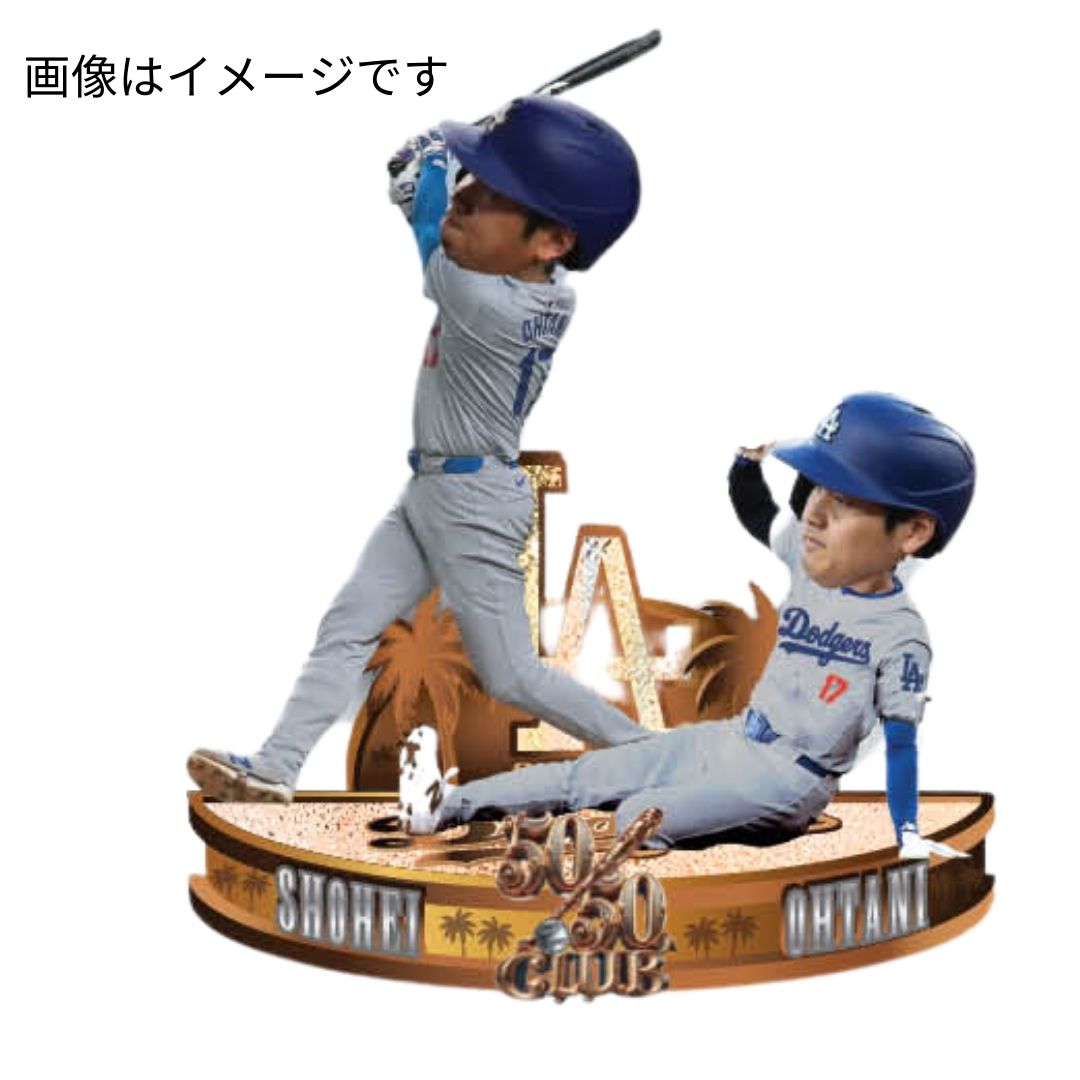 大谷翔平ボブルヘッド人形 & 50-50達成記念ボール