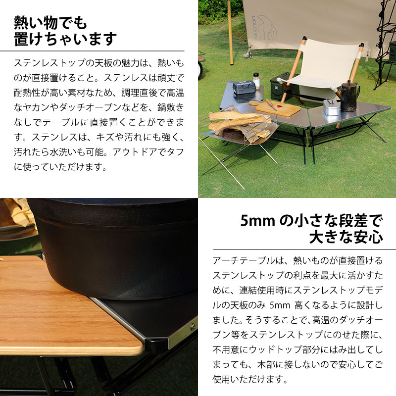 楽天市場】Hang Out ハングアウト Arch Table Stainless Top アーチ
