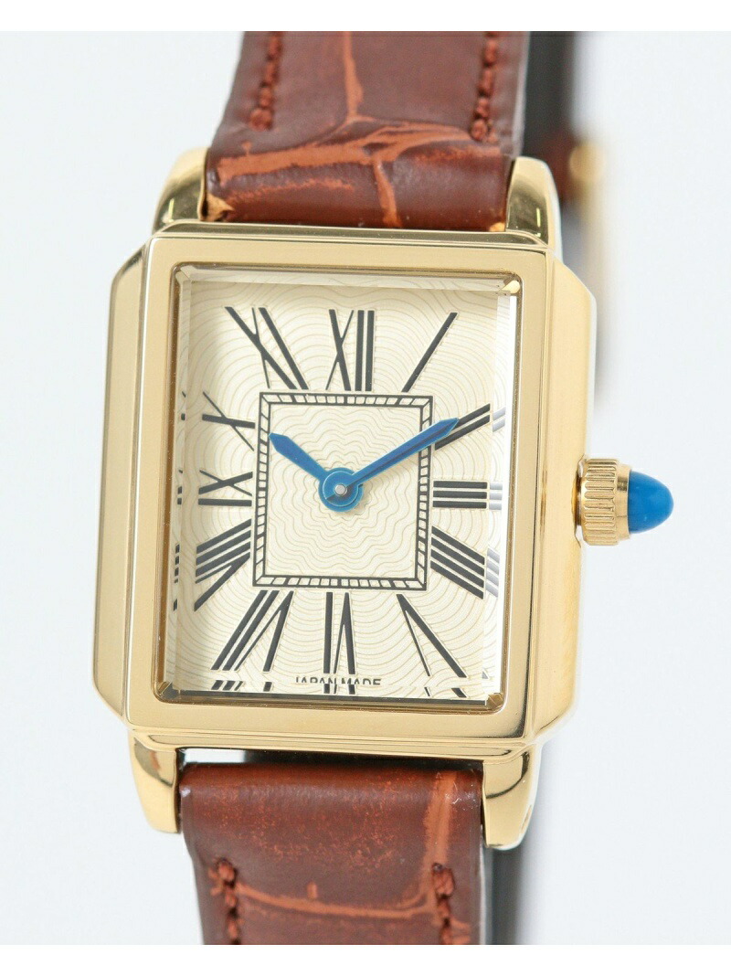 楽天市場】Demi-Luxe BEAMS / スクエア 型押レザー 腕時計 24AW Demi