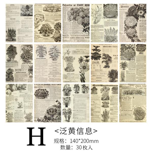 コラージュ素材 紙もの 素材紙 【1752】 コラージュ素材 紙もの 素材紙