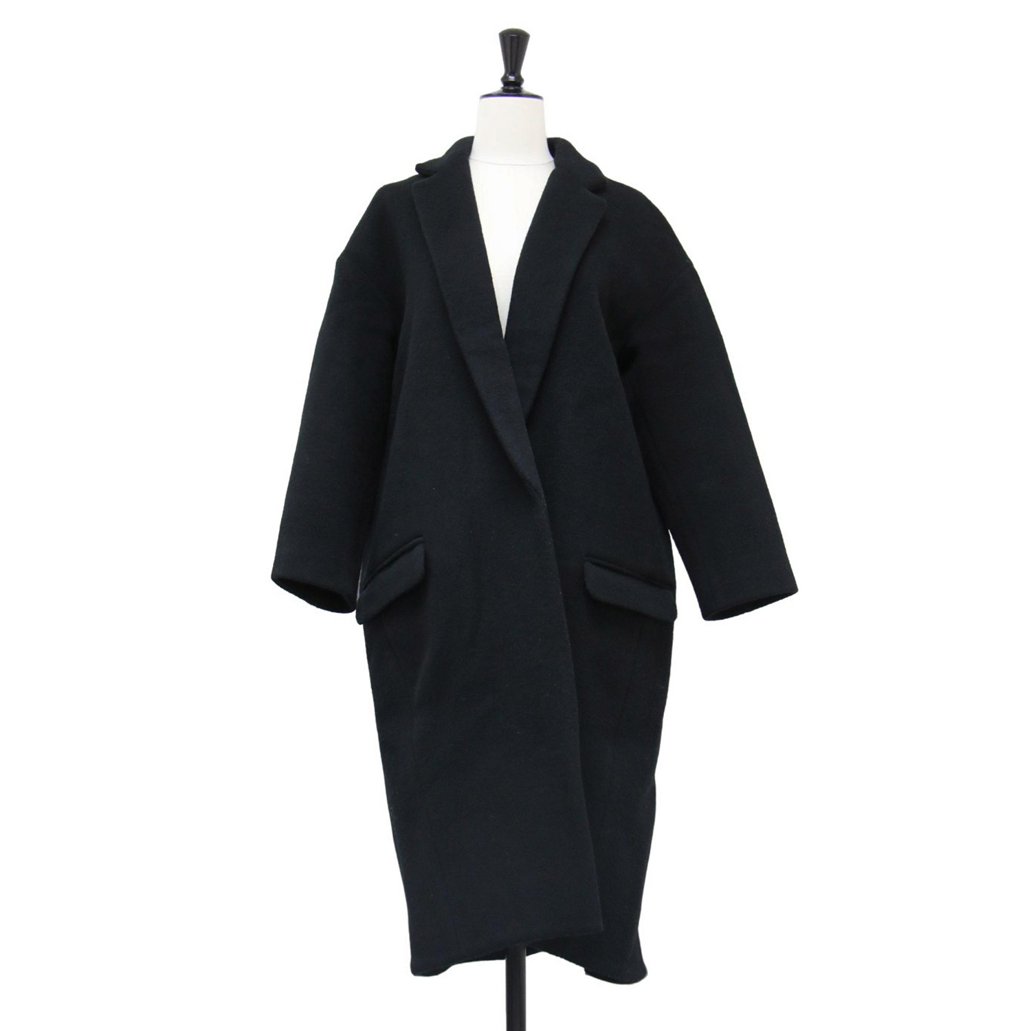 ヨーコチャン YOKO CHAN バックパール コート ウール YOKOCHAN(ヨーコ