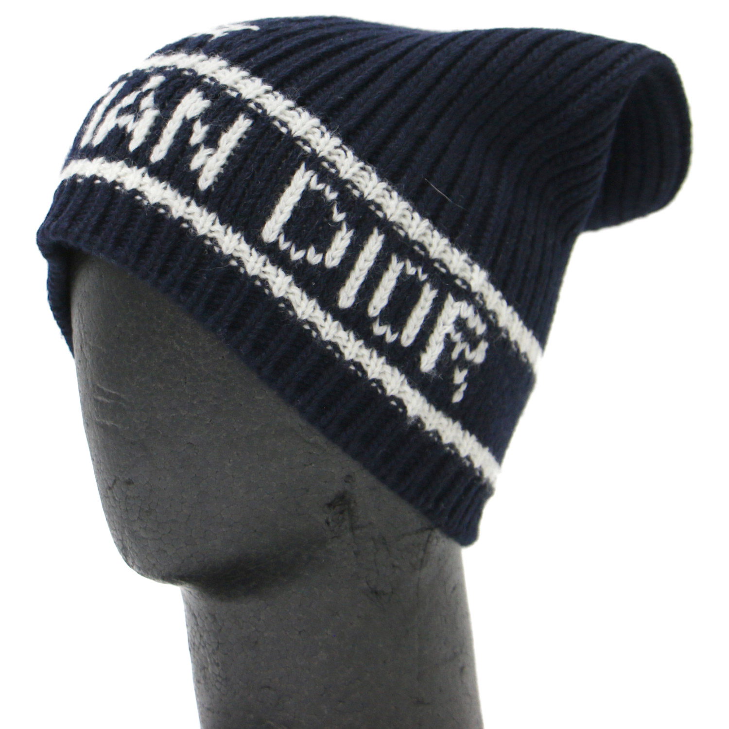 Christian Diorグレー リブ編み ビーニー 帽子 Christian Diorグレー