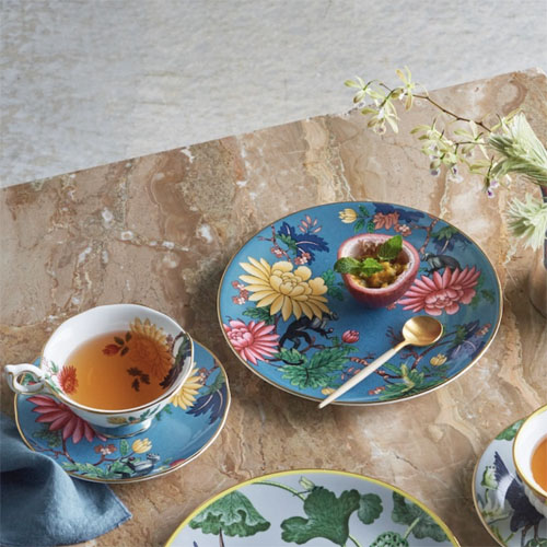 楽天市場】ウェッジウッド ワンダーラスト サファイア ガーデン ティー