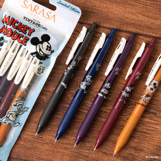 楽天市場】5色セット ケース入 サラサクリップ0.5ビンテージカラー