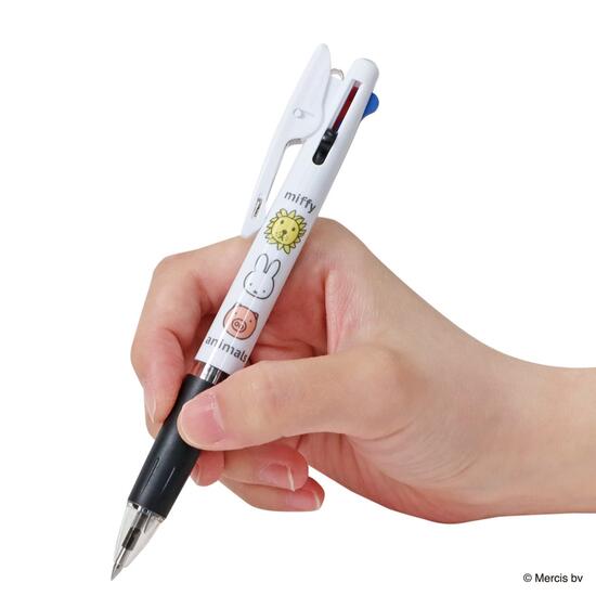 楽天市場】ミッフィージェットストリーム3色ボールペン(0.5mm 黒・赤