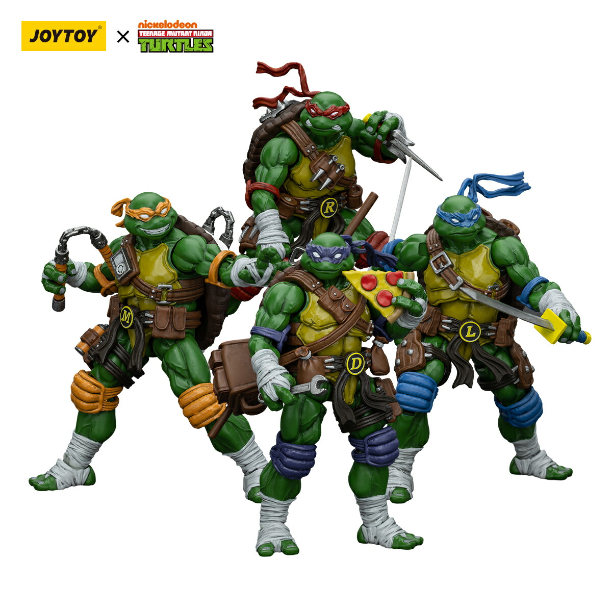 楽天市場】JOYTOY 1/18 映画 アニメ 欧米 TMNTシリーズ キャラクター