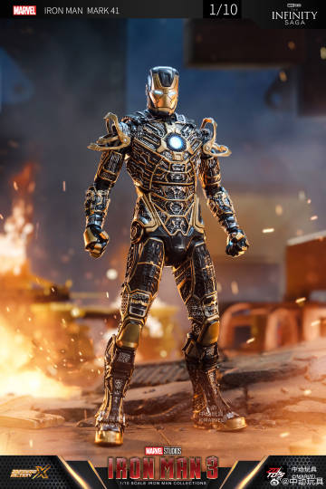 楽天市場】中動玩具 1/10 映画 キャラクター アイアンマン スーパー