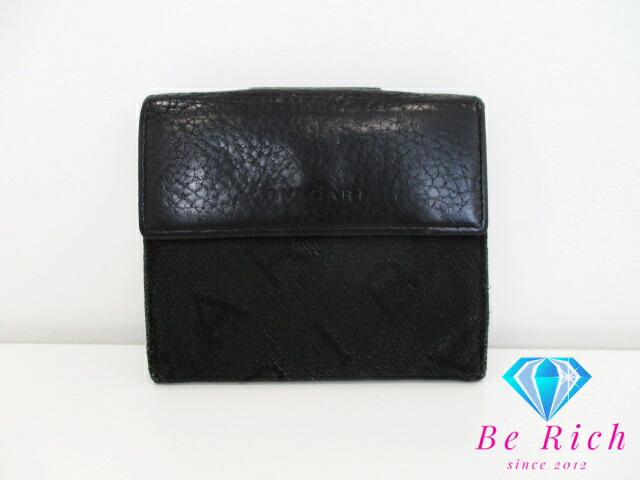 楽天市場】ブルガリ BVLGARI Wホック 二つ折り財布 ロゴマニア