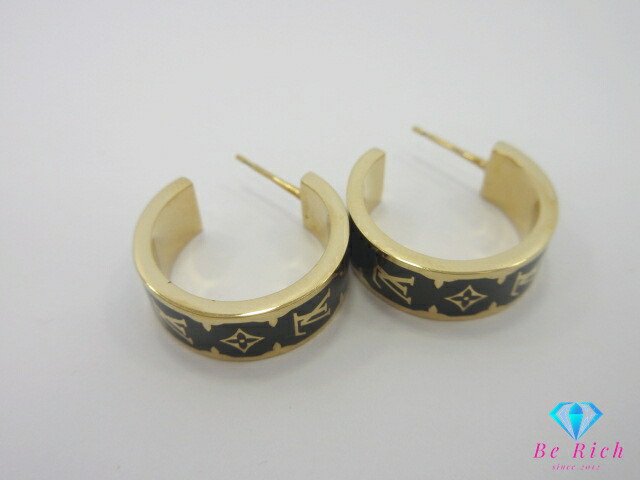 楽天市場】ルイ ヴィトン LOUIS VUITTON M01833 ピアス ナノグラム