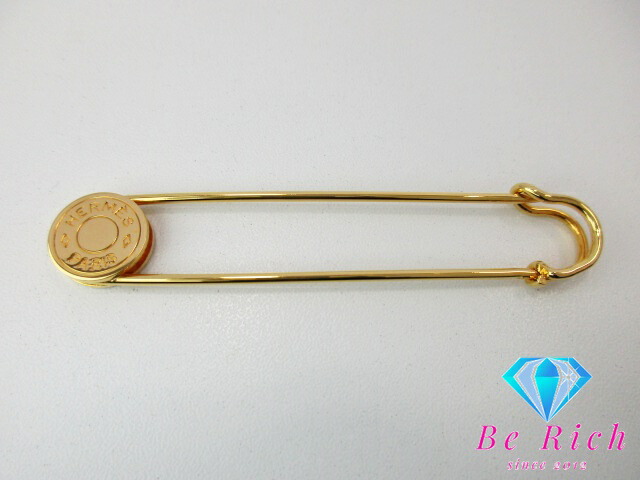 楽天市場】エルメス HERMES セリエ キルトピン ブローチ ゴールド