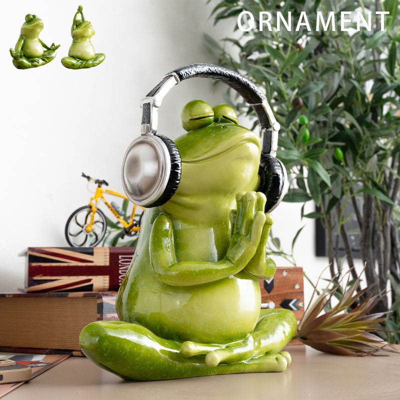 楽天市場】期間中ポイント10倍 置物 カエル ポップ オーナメント