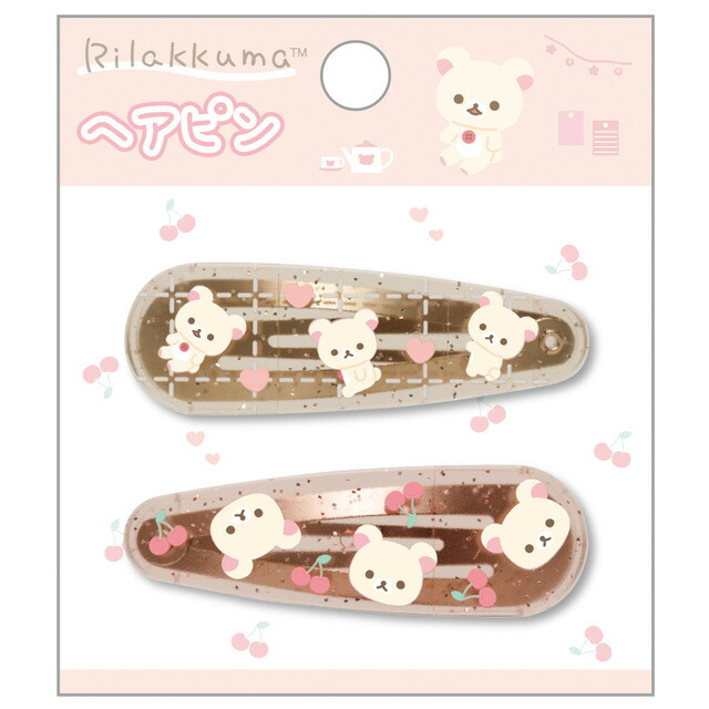 楽天市場】リラックマ ヘアアクセサリーアイテム ヘアピン