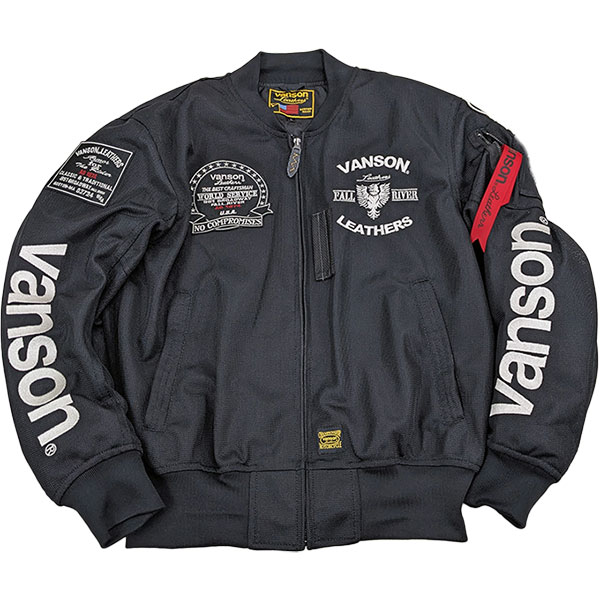 楽天市場】【限定特価！】VANSON（バンソン） VS241S-BW メッシュ