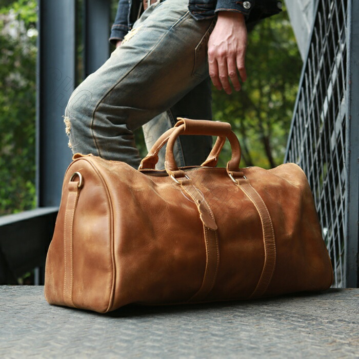 本革ボストンバッグ