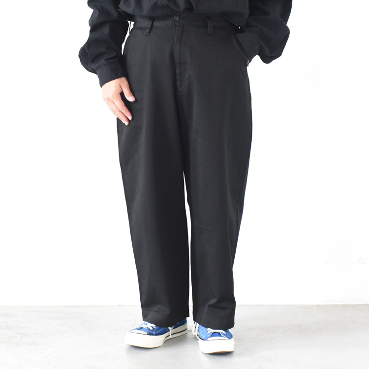 パンツ porter classic GENE KELLY CHINOS BLACK Porter Classic GENE