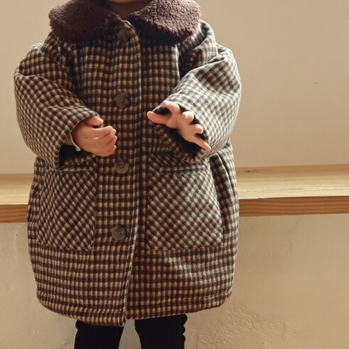 caramel baby caramel チェックコート18M 90 and child チェック柄