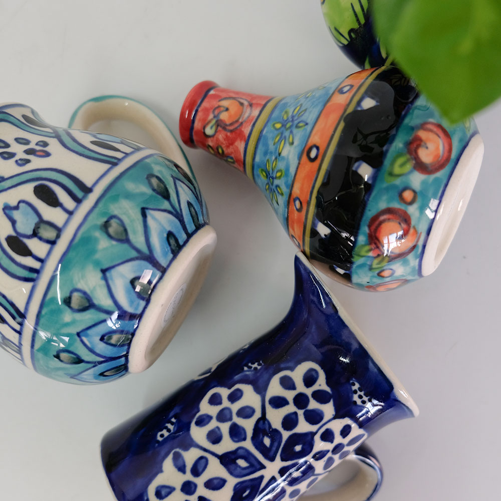 楽天市場】花瓶 おしゃれ インド製 ハンドメイド アート 陶器 | Freaks