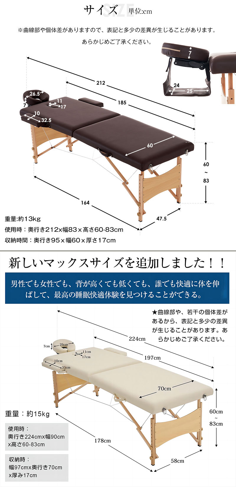 楽天市場】【楽天1位】マッサージベッド マッサージ台 エステベッド
