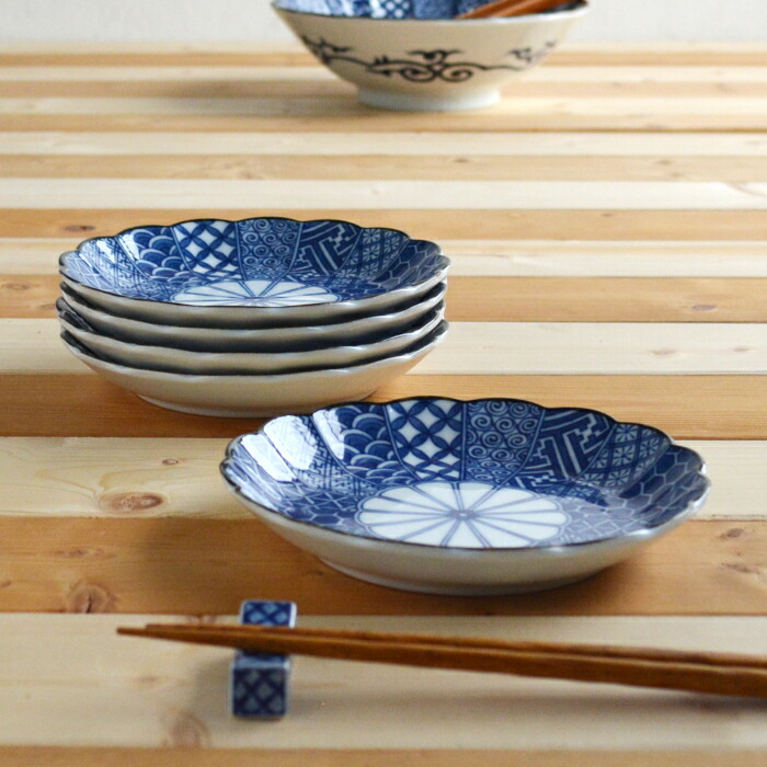 楽天市場】美濃焼 染錦古伊万里 深皿 20.5cm 和食器 深皿 カレー