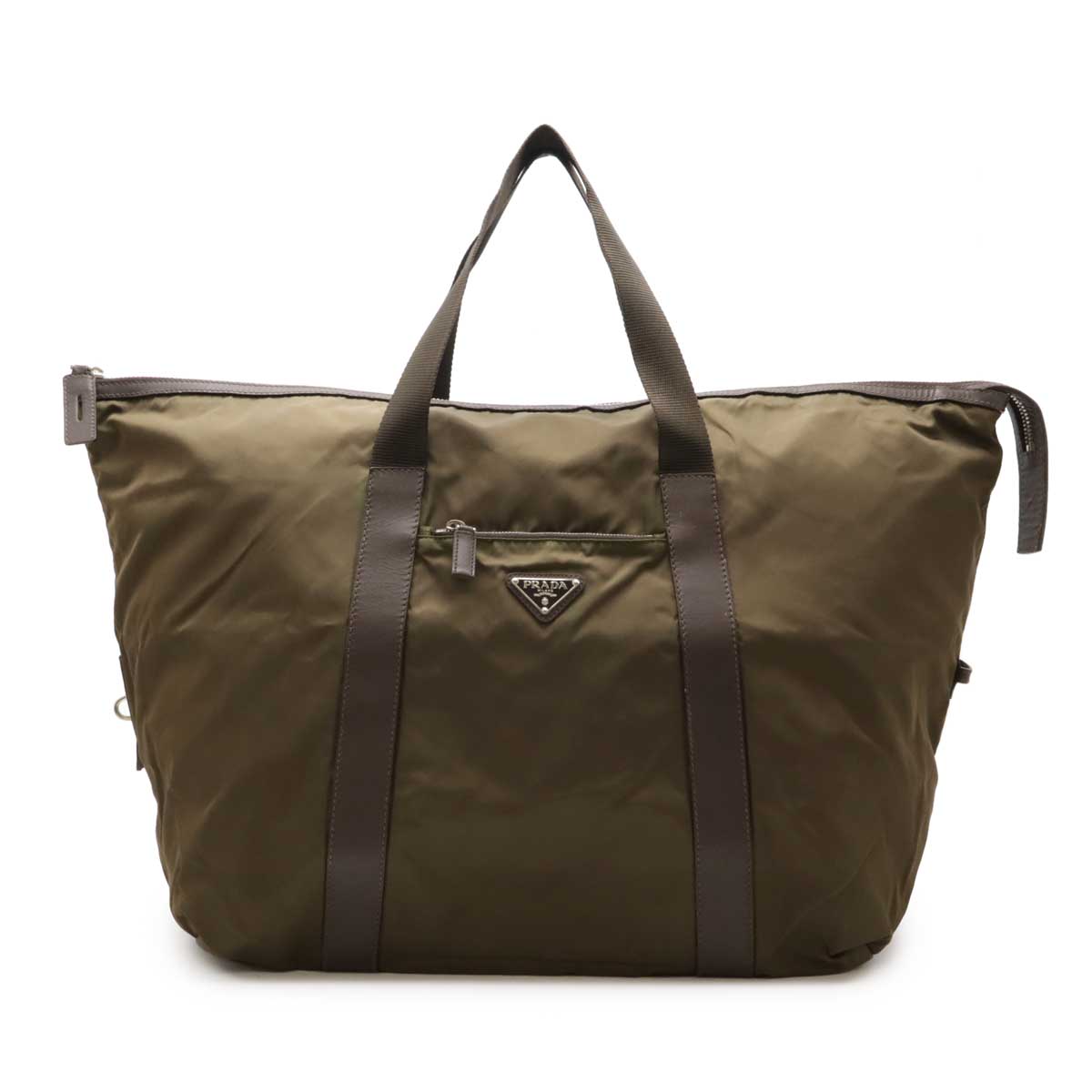 楽天市場】PRADA プラダ トライアングルロゴ ボストンバッグ トラベル