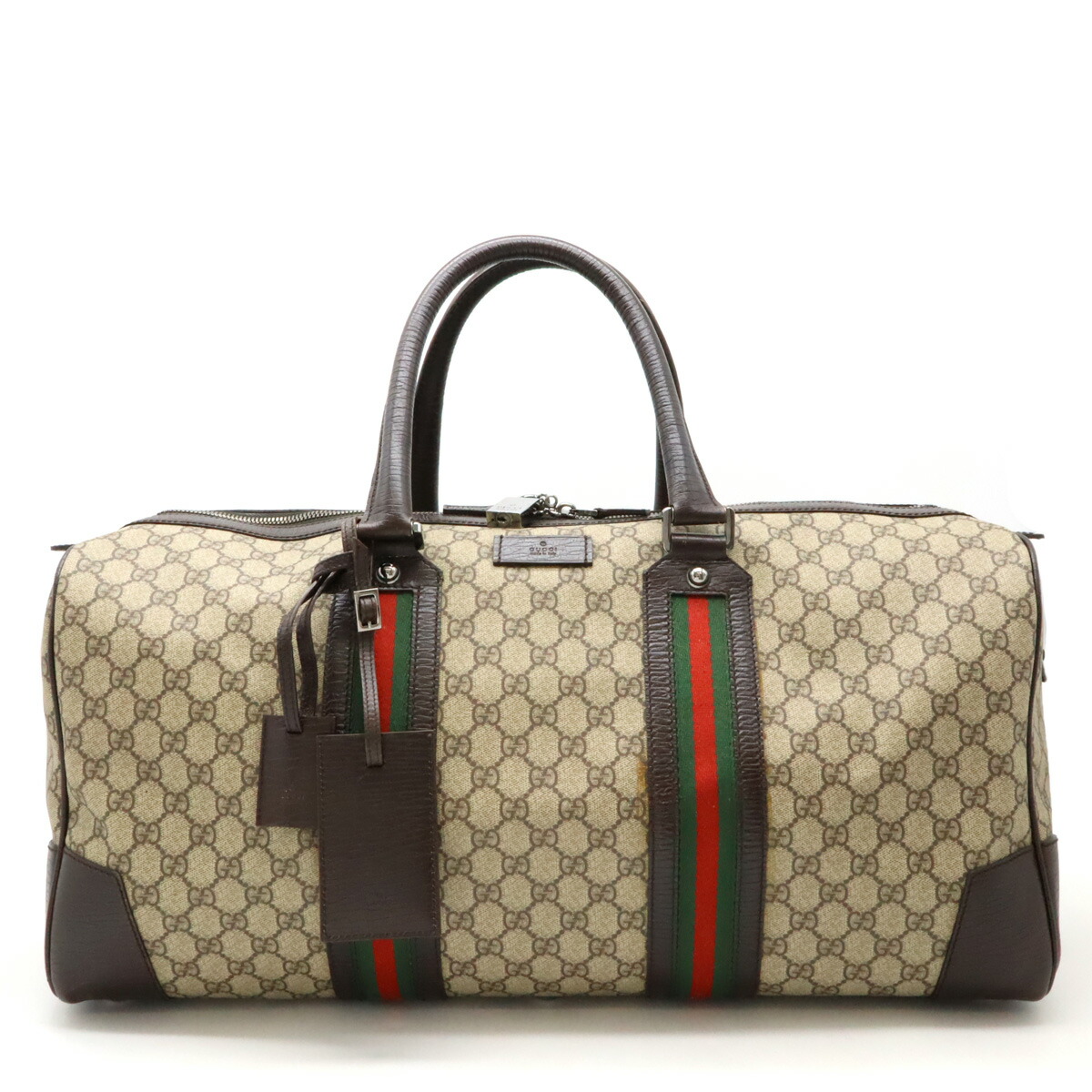 楽天市場】GUCCI グッチ GGスプリーム シェリーライン ボストンバッグ