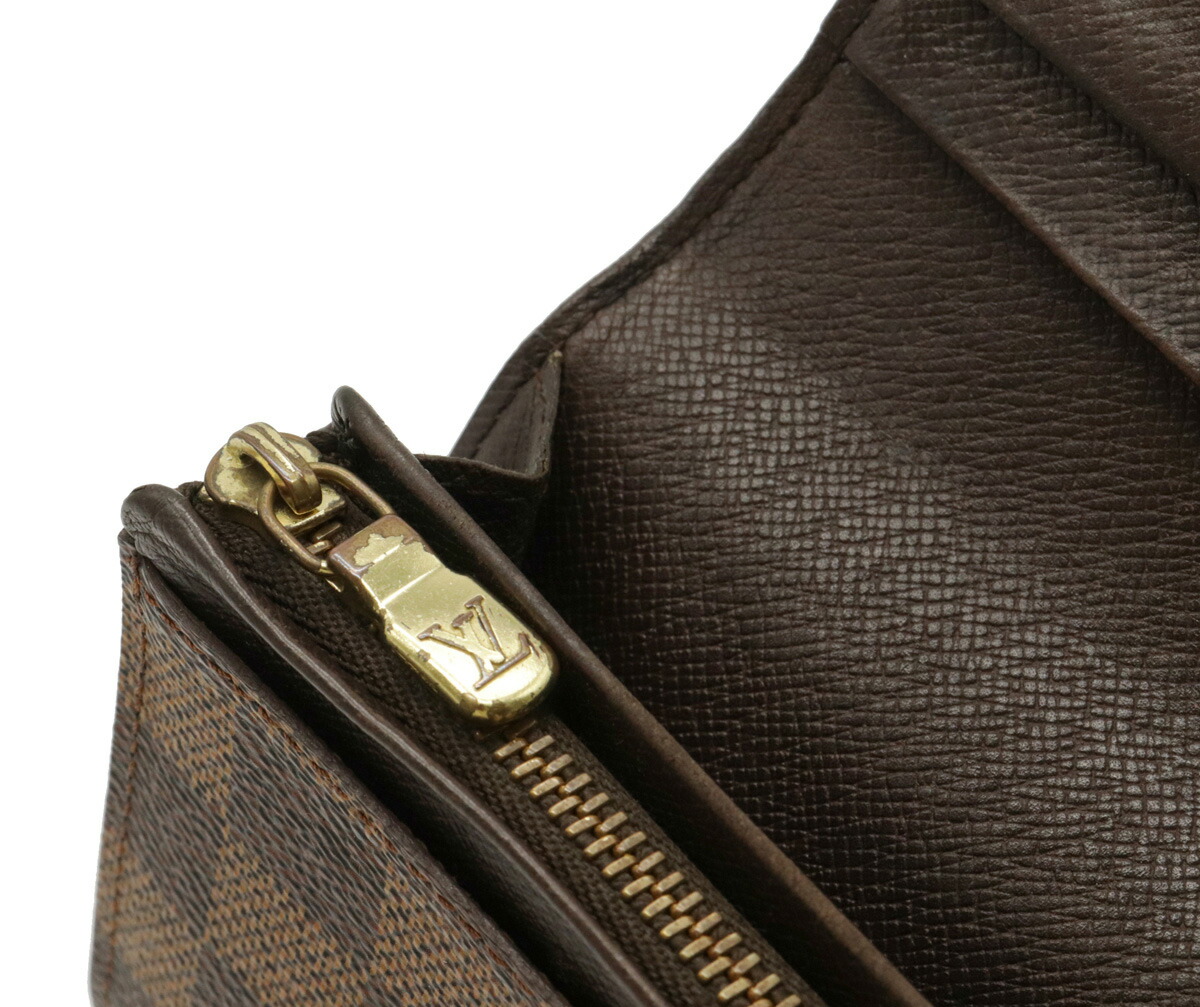 楽天市場】【財布】LOUIS VUITTON ルイ ヴィトン ダミエ ポルト モネ