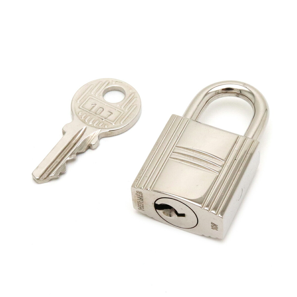 楽天市場】HERMES エルメス カデナ パドロック No.107 南京錠 鍵 カギ
