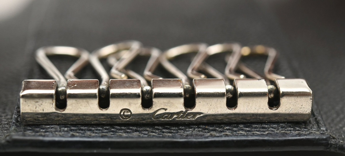 楽天市場】Cartier カルティエ サントス ライン 6連キーケース グレ