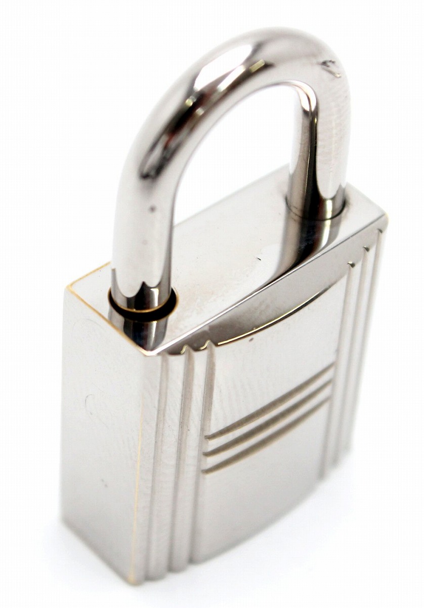 エルメス カデナ＆キー パドロック No.121 シルバー 中古品(96085