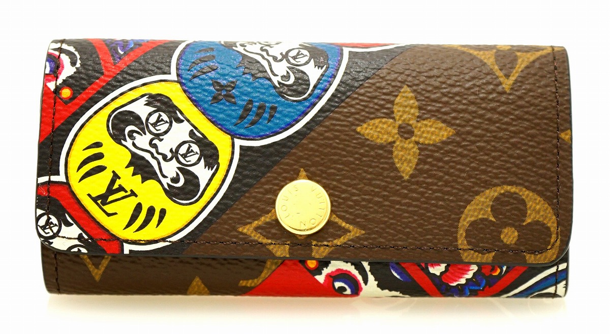 日本限定品ルイヴィトン 歌舞伎 山本寛斎 ミュルティクレ4 4連 キー