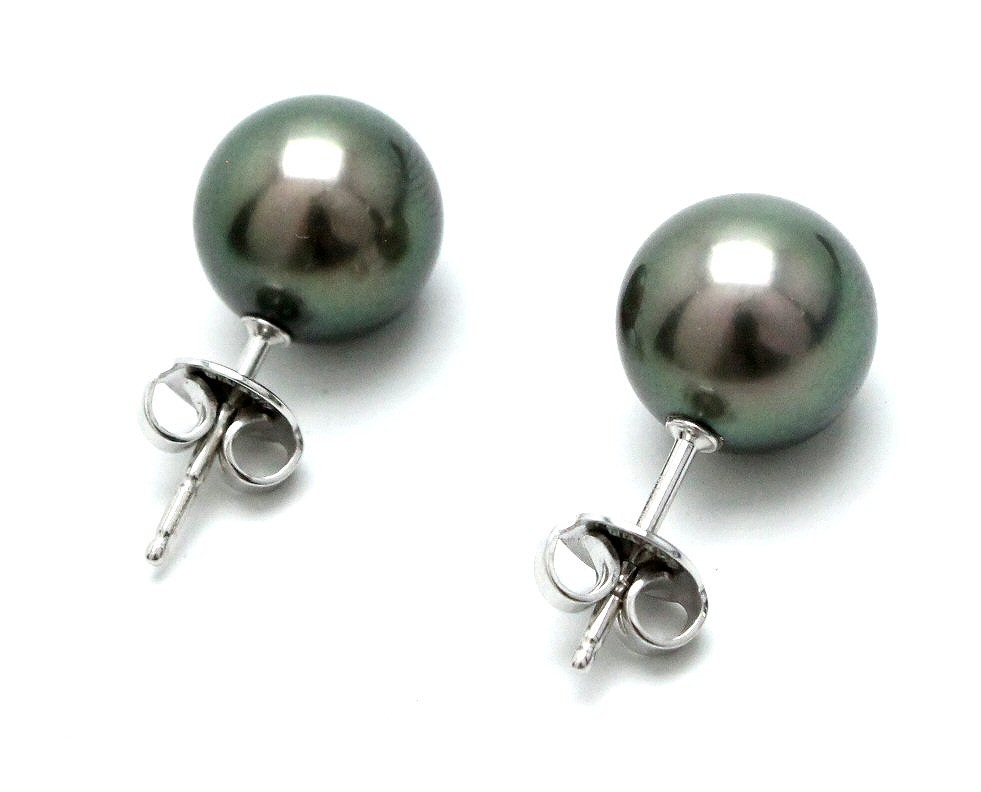 楽天市場】【ジュエリー】MIKIMOTO ミキモト ブラック パール ピアス