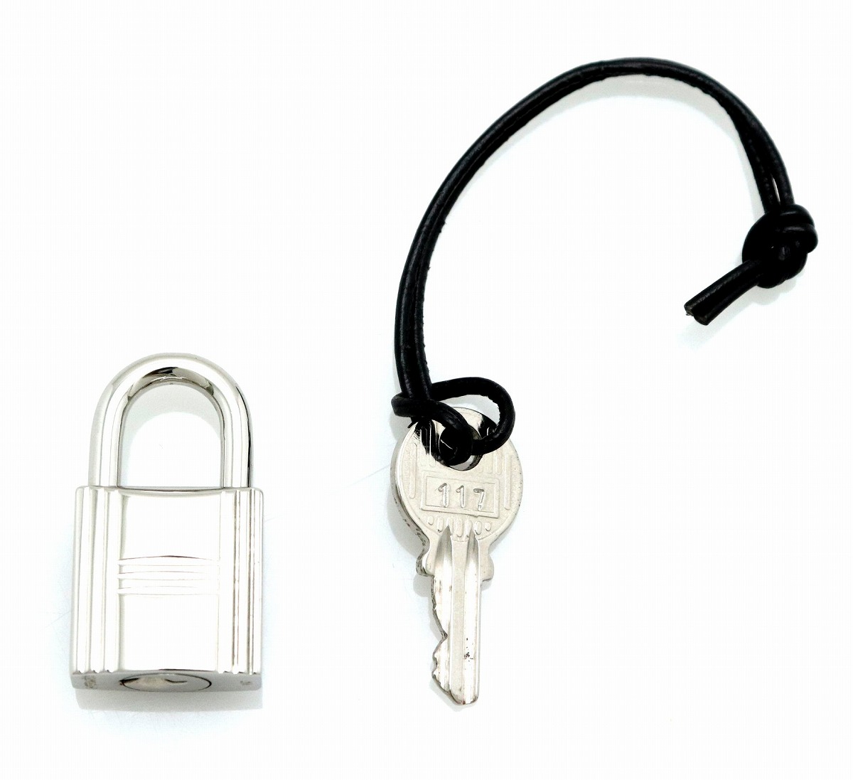 楽天市場】【新品仕上げ済】HERMES エルメス カデナ パドロック No.117