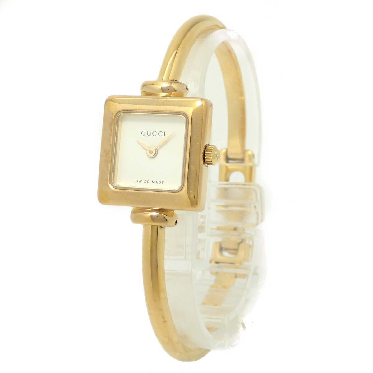 GUCCI 1900L 腕時計 ゴールド バングルタイプ［電池交換済み］ GUCCI