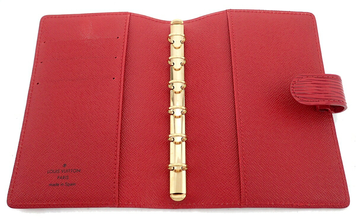 楽天市場】LOUIS VUITTON ルイ ヴィトン エピ アジェンダPM 手帳カバー