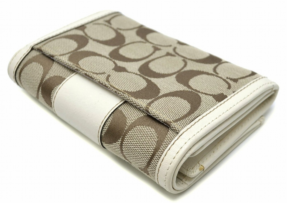 楽天市場】【財布】COACH コーチ シグネチャー 二つ折り財布 財布