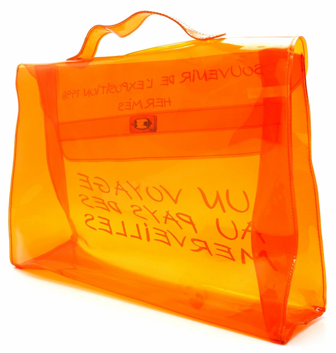 エルメスビニールケリー HERMES エルメス ビニールケリー トートバッグ