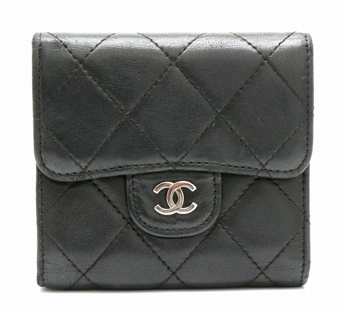 楽天市場】【財布】CHANEL シャネル マトラッセ ダブルホック Wホック