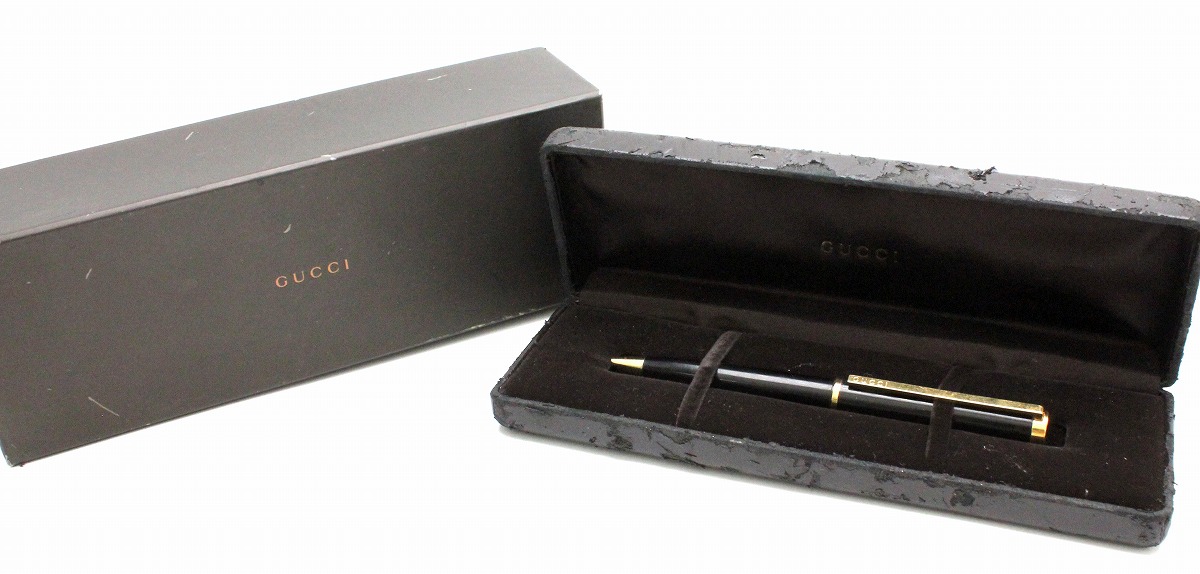 楽天市場】GUCCI グッチ ツイスト ボールペン ブラック 黒 135833