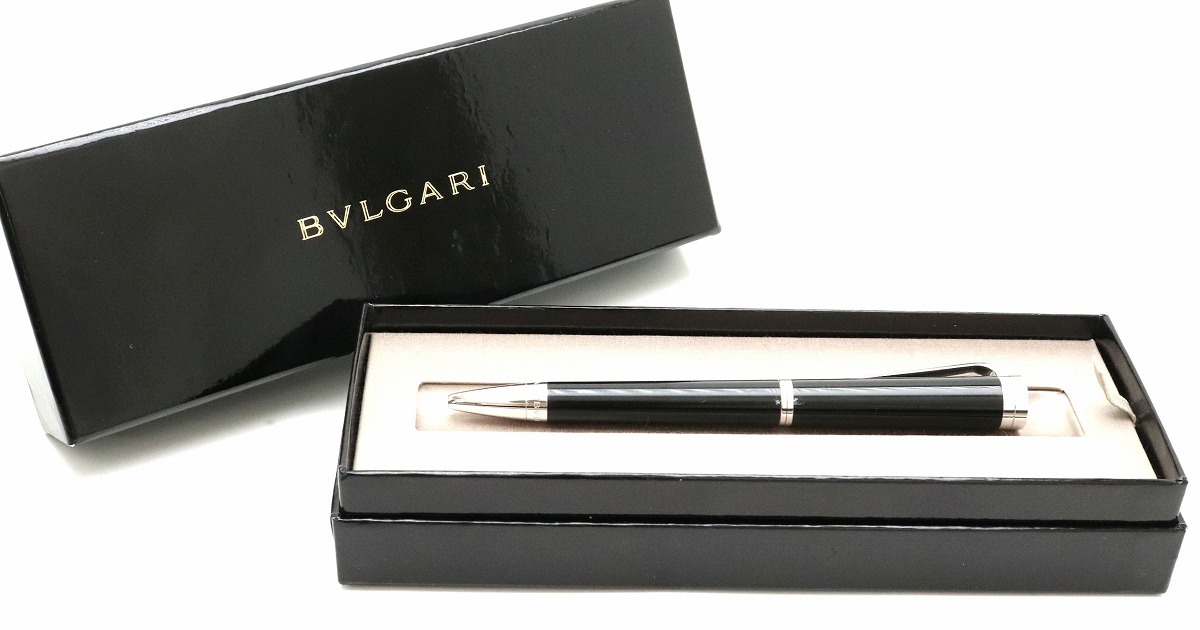BVLGARI ボールペン 黒 専用ボックス付き 【公式通販】